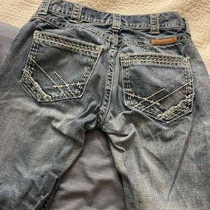 B tuff Mens jeans 29x34 bootcut like new